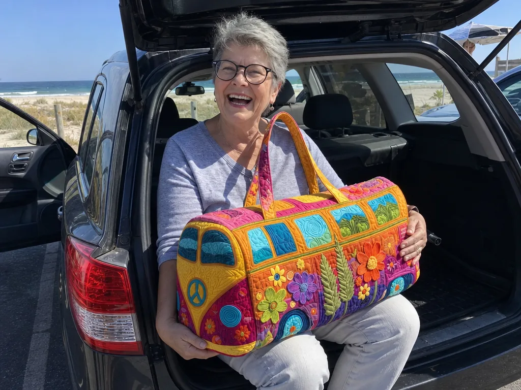 Carol's photo of her HippieBus Weekender packed for a trip